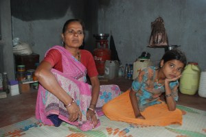 Laxmi Bai with her daughter
